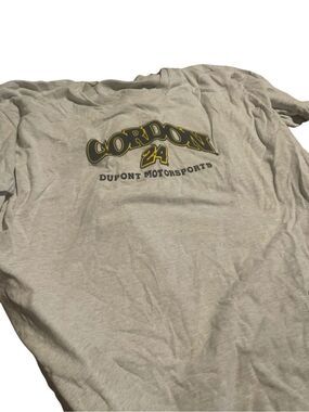 NASCAR GORDON 24 Dupont Motorsports Tee - Light Gray sz XL